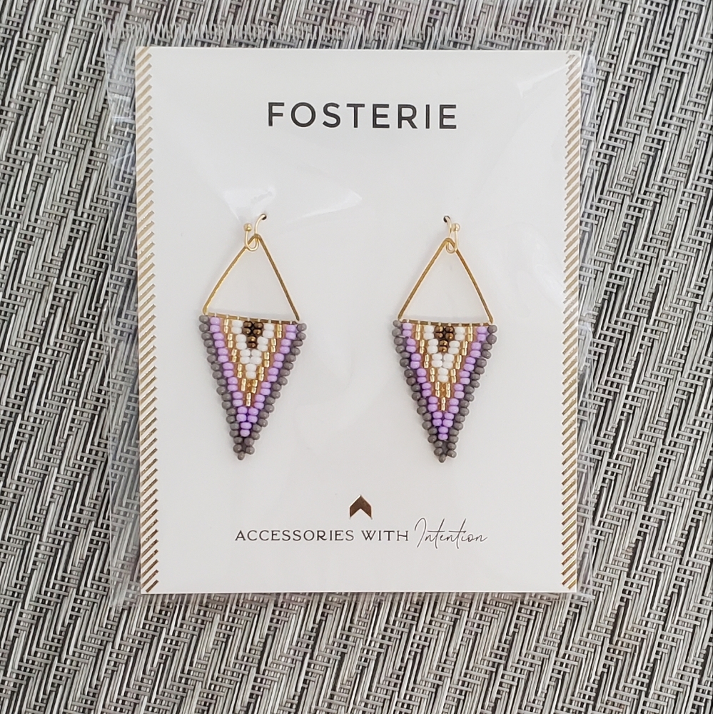 Beautiful Handmade Beaded earrings
